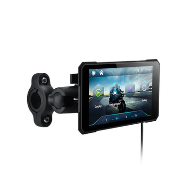 EKIY-Navicast 5.0 inch Wireless CarPlay Moto Android Auto Portable Digital Motorcycle Dashboard GPS Navigation Removable Display Screen